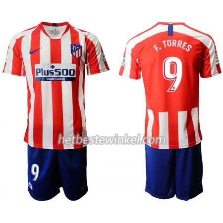 Atlético Madrid F.Torres 9 Kind Voetbaltenues Thuis 2019/20 - SS (+ Korte broeken)